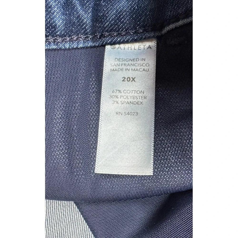 Athleta Sculptek Ultra Skinny Jean-True Blue-Plus Size 20X NWT
